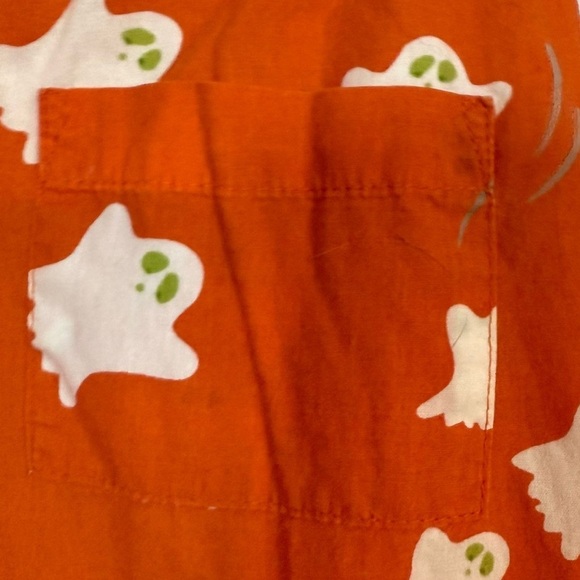 Old Navy Intimates Ghost Print Pajama Pants Orange Women’s Size M - Picture 4 of 7